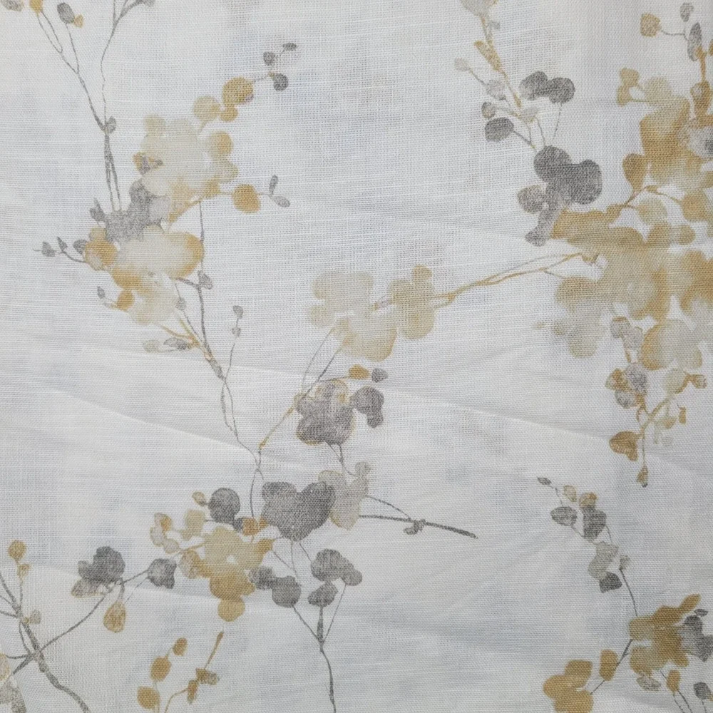 DKNY 2 Light Filtering Inverted Pleat Back Tab Panels Wallflower 32x96 Curtains